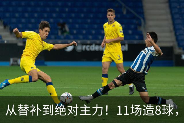 从替补到绝对主力！11场造8球，皇马续约在即，身价已达1亿欧元